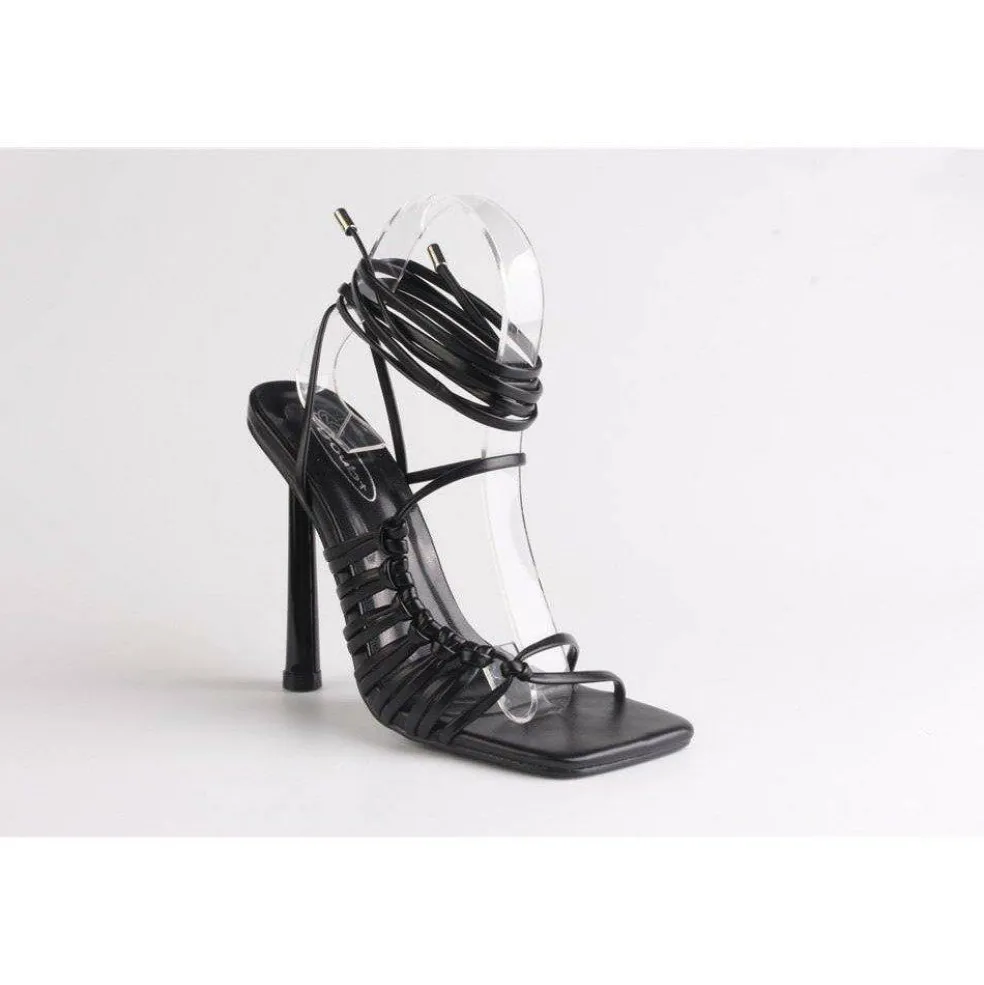 Women's Strappy Tie-Up Flat Sandal
