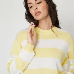 Women's Stripe Crew Neck Jumper