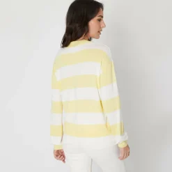 Women's Stripe Crew Neck Jumper