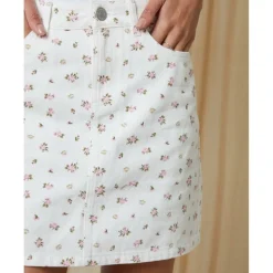 Women's TB Seoul Mini Denim Skirt