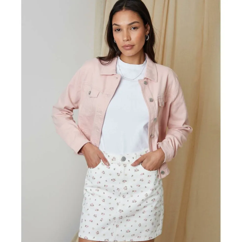 Women's TB Seoul Mini Denim Skirt