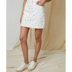 Women's TB Seoul Mini Denim Skirt