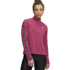 Women's Tech Tape Zipped Long-Sleeve Performance Gym Top