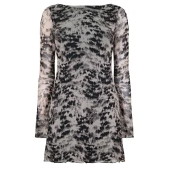 Women's Tie Dye Mini Bodycon Dress