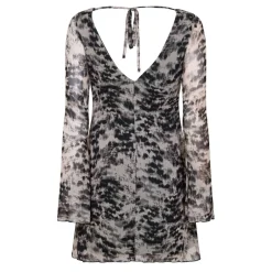 Women's Tie Dye Mini Bodycon Dress