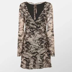 Women's Tie Dye Mini Bodycon Dress