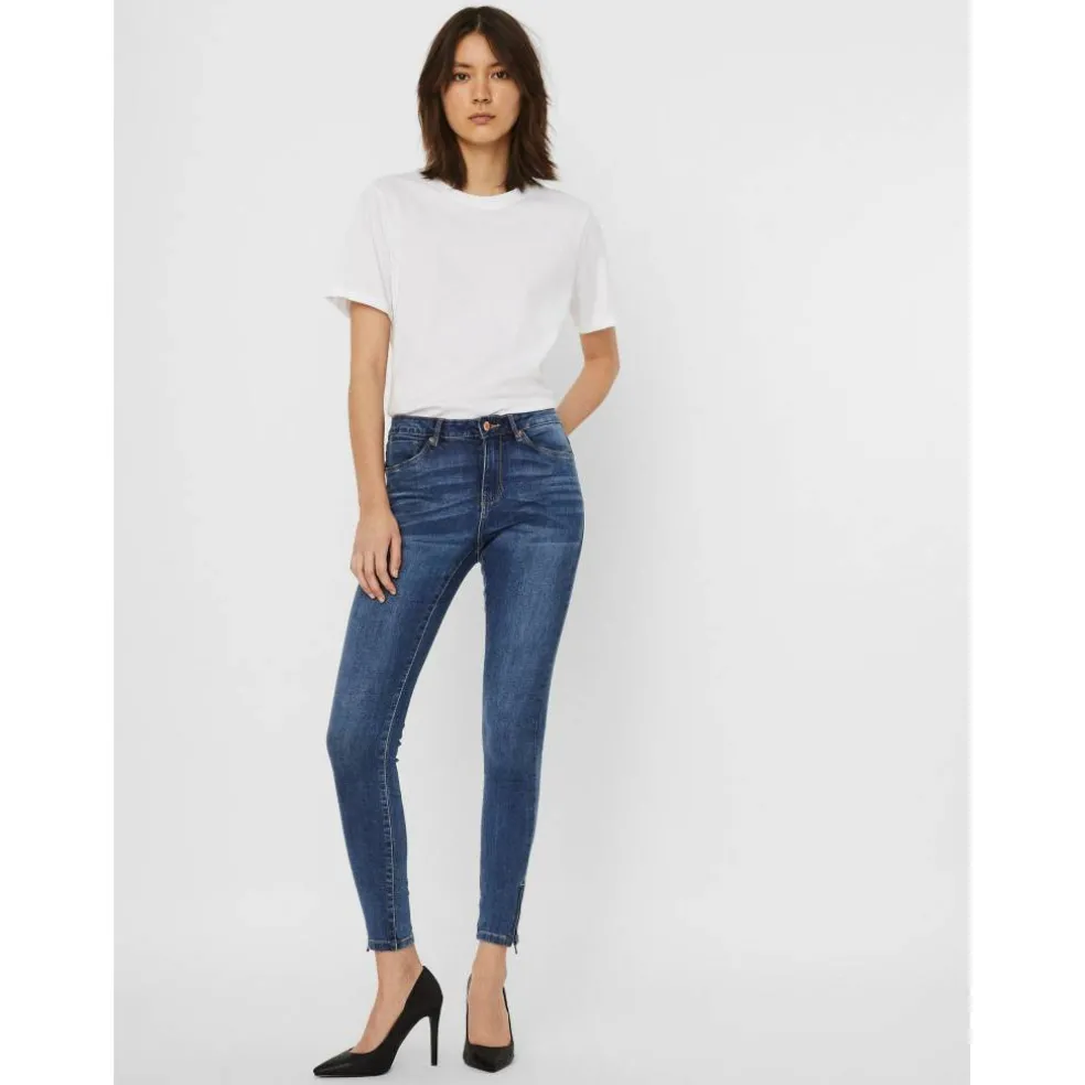 Women's Tilde Midrise Slim Ankle Zipped Skinny Jeans