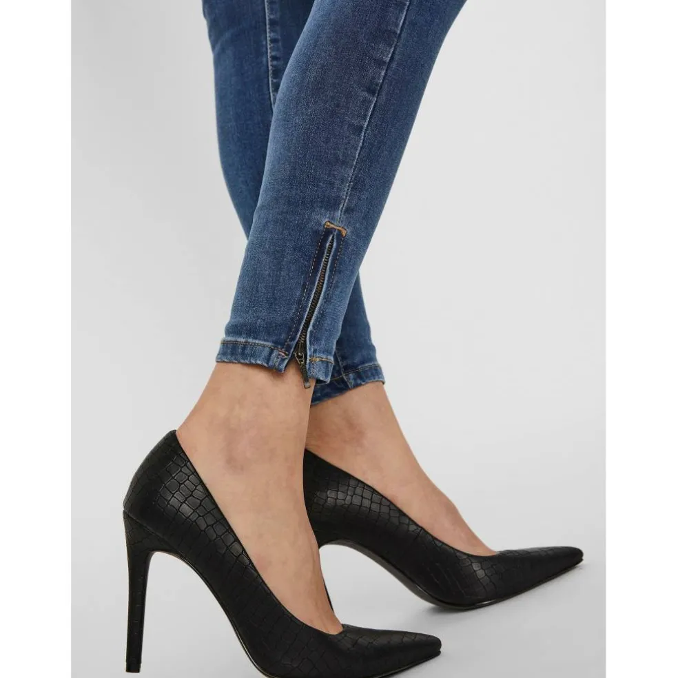 Women's Tilde Midrise Slim Ankle Zipped Skinny Jeans