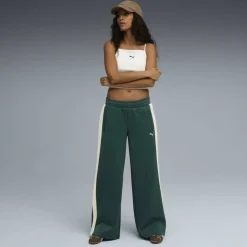 Womens T7 Low Rise Open Hem Poly Joggers