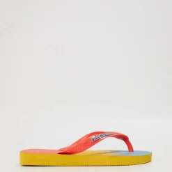 Women's Top Fashion Gold Yellow Flip Flops