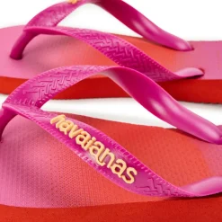 Women's Top Fashion Gold Yellow Flip Flops
