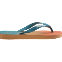 Women's Top Fashion Gold Yellow Flip Flops