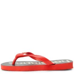 Women's Top Logomania Ruby Red Flip Flops