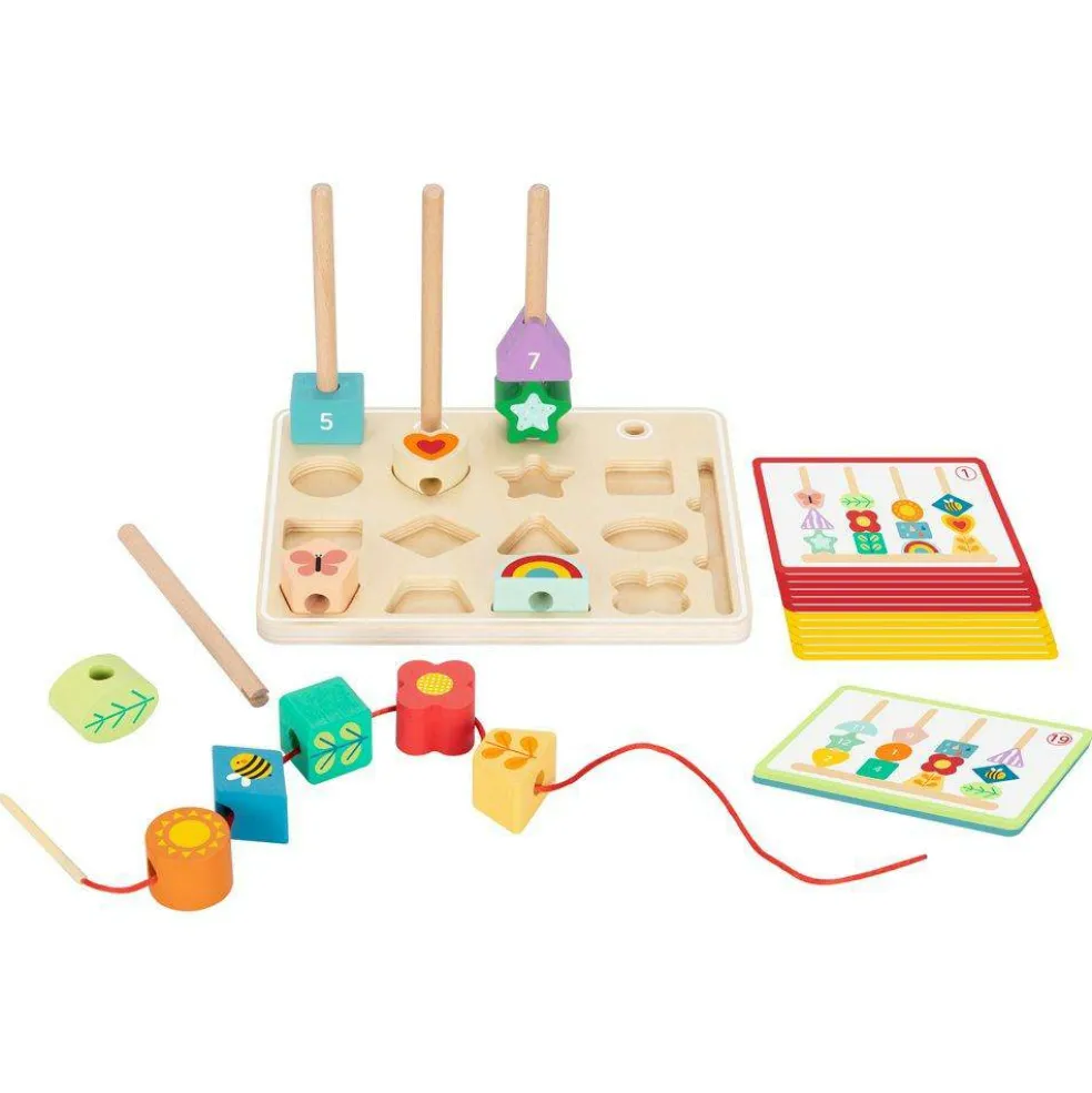 Wooden Beads Sequencing Toy Set