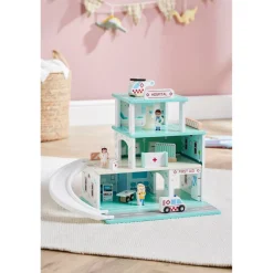 Wooden Hospital Playset