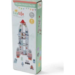 Wooden Rocket Playset
