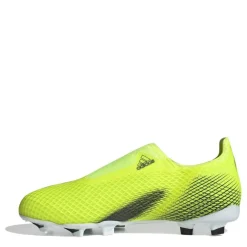 X Ghosted .3 Laceless Juniors Firm Ground Football Boots