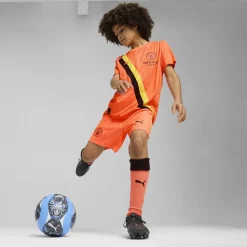 x KidsSuper Manchester City Goalkeeper Shorts 2025 2026 Juniors