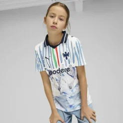 x KidsSuper Monterrey Home Shirt 2025 2026 Juniors