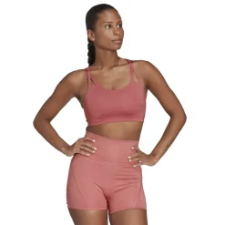 Yoga Luxe Studio Light-Support Fire Bra Womens