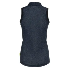 Zip Sleeveless Polo